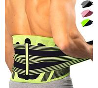 Feel Recovery Faja Lumbar Hombre/Mujer - Faja Ortopédica para Trabajo y Deporte - Cinturón Lumbar para Ciática, Hernia de Disco, Lumbago, Escoliosis y Alivio del Dolor Espalda