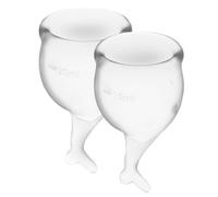 Feel Secure Copa Menstrual Transparente