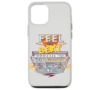 Feel The Beat Cool Retro Music Illustration Novelty Graphic Carcasa para iPhone 12/12 Pro