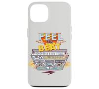 Feel The Beat Cool Retro Music Illustration Novelty Graphic Carcasa para iPhone 13