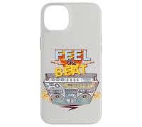 Feel The Beat Cool Retro Music Illustration Novelty Graphic Carcasa para iPhone 14 Plus