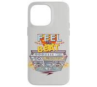 Feel The Beat Cool Retro Music Illustration Novelty Graphic Carcasa para iPhone 14 Pro Max