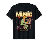 Feel The Music Dance The Beat (Declaración Divertida del músico) Camiseta