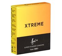 Feel Xtreme, condones con puntos grandes y estructura muy estimulante y excitante, 1 x 3 unidades
