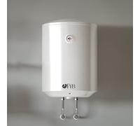 Feel Your Bath Termo Eléctrico Vertical 50 L Blanco, Clase Energética C, Bajo Consumo, Cuba Vitrificada, Ánodo de Magnesio, Regulador de Temperatura y Protección de Seguridad para uso diario