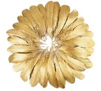 FeelfunFeather 120 plumas de ganso doradas de 6 a 8 pulgadas, 15-20 cm, plumas naturales decorativas a granel para manualidades, bodas, fiestas, hogar, Navidad, Halloween, decoraciones de plumas de