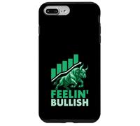 Feelin Bullish - Comercio de acciones Crypto Money Investor Trader Carcasa para iPhone 7 Plus/8 Plus