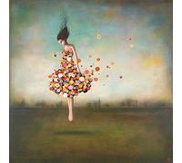 Feeling at home Imagen sobre lienzo enrollado Boundlessness in Bloom Huynh Duy - Impresión artística cuadrada floral de fantasía flores figurativas urbanas cultura juvenil Sup lienzo arte fino 83 x 83