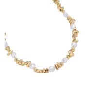 Feeling Fashion Cadena de piedras con lentejuelas con un elaborado plan inconsistente y decoración de estrellas Longitud modificable para varios casos Cadena de dijes de piedras simple y elegante