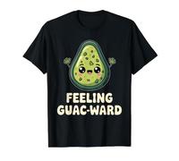 Feeling Guac-Ward Awkward Guacamole Puns - Camiseta gráfica económica, Hombre, Negro, M