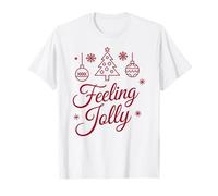Feeling Jolly Winter Christmas Aesthetic Camiseta