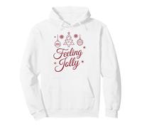 Feeling Jolly Winter Christmas Aesthetic Sudadera con Capucha