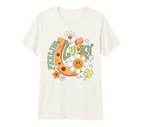 Feeling Lucky Good Fortune Positive Vibes Camiseta Premium