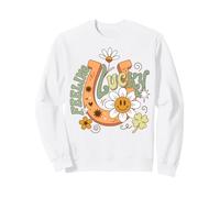 Feeling Lucky Good Fortune Positive Vibes Sudadera