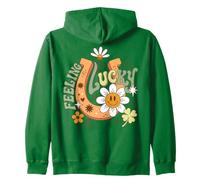 Feeling Lucky Good Fortune Positive Vibes Sudadera con Capucha