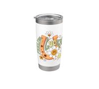 Feeling Lucky Good Fortune Positive Vibes Vaso térmico de acero inoxidable de doble pared
