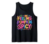 Feeling Pumpkin Spicy Autumn Mood Aesthetic Cozy - Camiseta sin Mangas