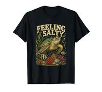Feeling Salty Sea Turtle Marine Life and Ocean Lovers Camiseta
