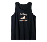 Feeling Un Pro-Duck-Tive Funny Lazy Funny Work Wear Camiseta sin Mangas