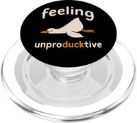 Feeling Un Pro-Duck-Tive Funny Lazy Funny Work Wear PopSockets PopGrip para MagSafe