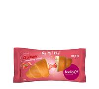 FeelingOK High Protein Croissant (65 g, Crema de Fresa)