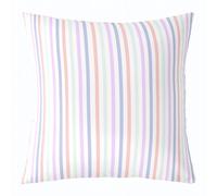 feelingyou Líneas coloridas lanzamiento cubierta 40x40cm minimalismo tira cubierta para niños azul rosa verde púrpura tira almohada caso para cama hogar calor