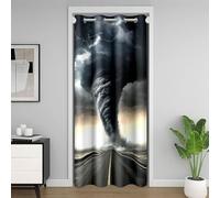 feelingyou Tornado - Cortina para puerta (106 x 203 cm), diseño de desastre natural