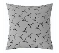 feelingyou Western Cowboy Kids Lanzar Cojín Cubierta, Cráneo de Vaca Rústico Granja Doble Caras, Tribal Étnico Boho Exótico, Gris Sofá Cama Sofá Funda de Cojín, 1 Paquete 55 x 55 cm