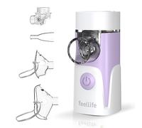 FEELLIFE Nebulizador Portatil para Bebe y Adultos Maquina de Aerosoles Inhalador para El Tratamiento De Tos, Asma, Enfermedades Respiratorias