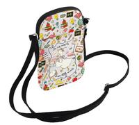 FEELMEM Back To School Gifts On My Way To Shape Little Minds - Bolso cruzado para maestros de primaria, regalo para educadores y personal escolar, beige, size