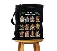 FEELMEM Bolsa de lona de los dioses de la mitología griega, regalos de la diosa griega, regalos de la diosa griega, bolsa de hombro de diosa griega, beige