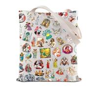 FEELMEM Bolsa de regalo de mitología griega, regalo inspirado en el mito antiguo, regalo de dioses y diosas, beige, 1