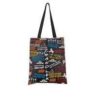 FEELMEM Friend TV Show Chandler Quotes Tote Bag Friends TV Television Show TV Show Merchandise Chandler Fans Gifts