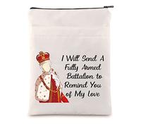 FEELMEM Funda de libro de Broadway con cremallera Ha-Milton Fans Gift I Will Send A Fully Armed Batallion to Remind You of My Love Broadway Musical Gift