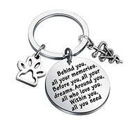 FEELMEM - Llavero veterinario para veterinario, regalo para estudiantes veterinarios, regalo de graduación