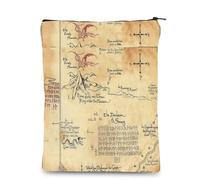 FEELMEM Lord Rings Hobbit Movie Gift Cubiertas de libros de mapas de Thror para regalo de libro de bolsillo para fanáticos del cine