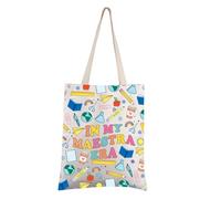 FEELMEM Maestra Gift Spanish Teacher Gift In My Maestra Era Tote Bag Spanish Education Teacher Bag for Spanish Teacher