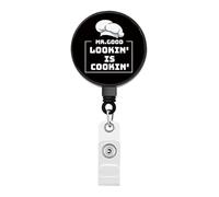FEELMEM Mr Good Lookin is Cookin - Soporte para insignias, regalos para padres, abuelos, cocinero, chef, carrete, regalos culinarios (beige)