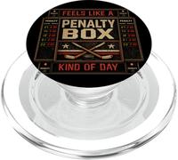Feels Like A Penalty Box Kind of Day Hockey Lovers PopSockets PopGrip para MagSafe