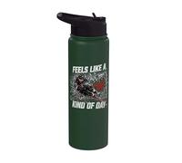 Feels Like A Penalty Box Kind of Day Hockey Lovers Stainless Steel Insulated Water Bottle