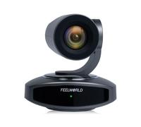 Feelworld 4K 10X Cámara PTZ Zoom óptico 10x Seguimiento de Retratos AI Soporte de Salida HDMI/USB/LAN Soporte PoE 4Kp@30fps para Streaming en Directo, videoconferencia