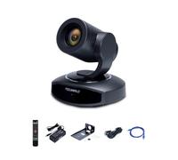 FEELWORLD Cámara NDI PTZ, zoom óptico de 10X 4K30fps con seguimiento automático IA, HDMI, USB 3.0, LAN, cámara web de transmisión en vivo, gran angular, trabajo para iglesia, reuniones, educación