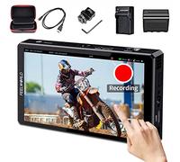Feelworld Cut6 +Np-F970 Cargador De Batería +Case De Transporte De 6 Pulgadas Cámara De Campo De Registro De 6 Pulgadas DSLR Usb2.0 Monitor De Cámara De Onda De Pantalla Táctil Fhd