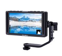 FEELWORLD F5 Monitor de Campo de cámara DSLR de 5 Pulgadas, pequeño, Full HD 1920 x 1080 IPS Video Peaking Focus Assist con 4 K HDMI 8.4 V DC Salida de Entrada Incluye Brazo de inclinación