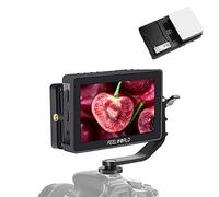 Feelworld F5 Pro un monitor con luz de relleno 5W 3 brillo FHD1920x1080 IPS pantalla táctil 4K salida HDMI (monitor+luz de llenado)