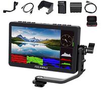 Feelworld F5 Pro V4 + Batería Np-F970 + Cargador + Funda De Transporte 6 Pulgadas Pantalla Táctil Dslr Monitor De Campo Con 3D Lut F970 Kit Externo Instalación
