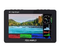 FEELWORLD F5 Prox - Monitor de campo de cámara DSLR con pantalla táctil de 5.5 pulgadas, 1600 nits, alto brillo con LUT 3D 1920 x 1080 4K HDMI F970, kit de instalación y alimentación, salida de