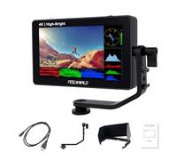 FEELWORLD F6 PLUSX Monitor de Cámara 3D LUT Táctil de 5,5 Pulgadas de Alto Brillo 1600nit Entrada y Salida HDMI 4K 1920x1080 Full HD Soporte Español