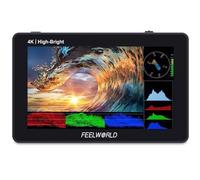 FEELWORLD F6 PLUSX - Monitor de pantalla táctil de campo para cámara réflex digital de 5.5 pulgadas, alto brillo, 1600 nits, con 3D LUT IPS FHD1920x1080 4K HDMI 8.4V DC salida de entrada incluye brazo