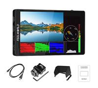 Feelworld F7 Pro Monitor de Campo de cámara DSLR con Pantalla táctil de 7 Pulgadas con Forma de Onda Kit de alimentación F970 3D lut HDR 1920x1200 IPS 4K 60Hz HDMI Salida de Entrada